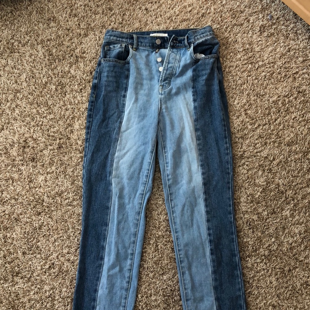 pacsun two tone jeans